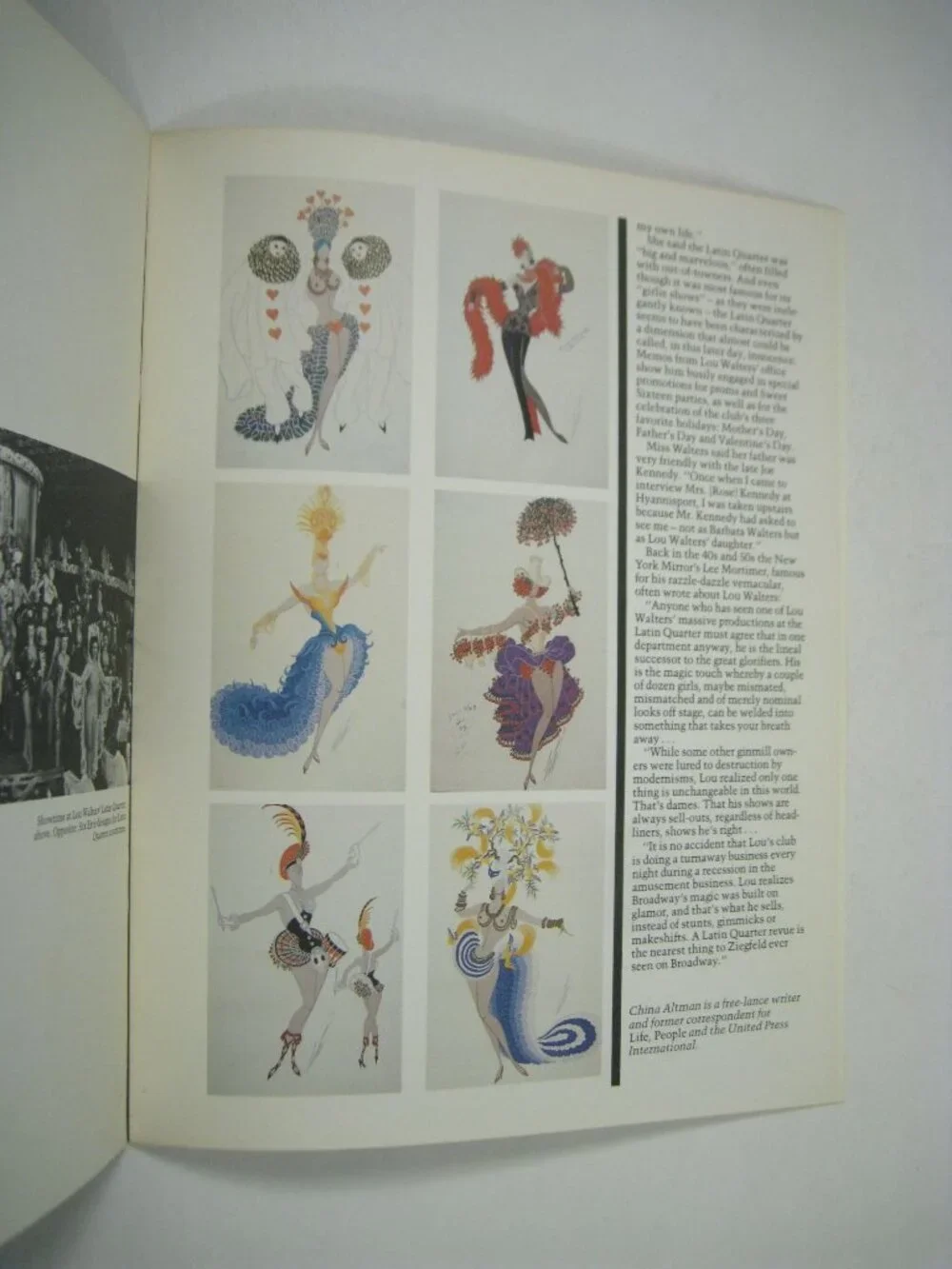 Costumes of the Latin Quarter Program Boston 1978 1979 Woman as Fantasy Erte